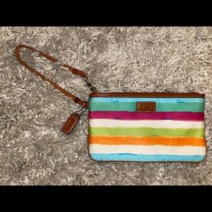 Coach Multicolored Wristlet